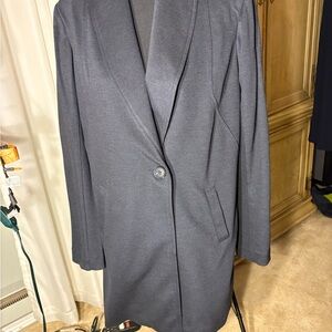 Classic Gray blazer w 1 button.Womens